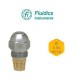 gicleur FLUIDICS pour chaudière mazout  cône SF-HF de 45°-60° - 80° de 0,55 à 0,60 gal/h
