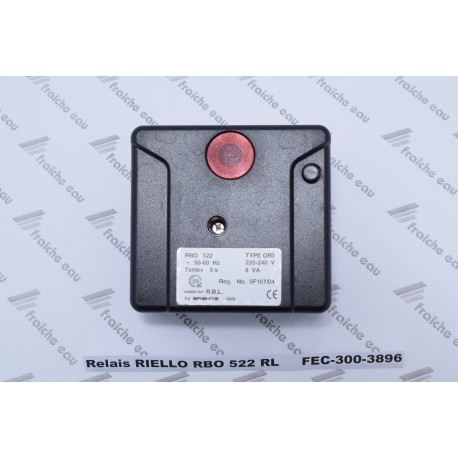 relais , gestion de combustion RIELLO RBO 522 RL automate 3003896, série RBL OR3 , bloc de contrôle de brûleur mazout 