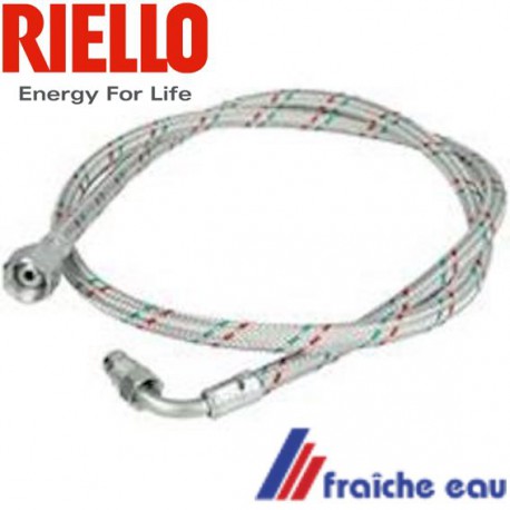 flexible  3005720 de raccordement avec filetage spécifique d'entrée de  pompe pour brûleur RIELLO  RBL 