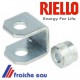 support de bobine RIELLO 3007566 étrier de bobine d'électro vanne de brûleur RIELLO GULLIVER  au mazout