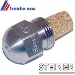 gicleur STEINEN , injecteur cône  S - H de 45° - 60°- 80° de 0,55 à 0,60 gal /h pour brûleur de chauffage au  gasoil