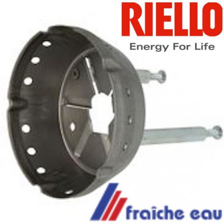 déflecteur de brûleur fioul RIELLO 3008948, melangeur de chambre de combustion mazout