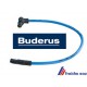 câble haute tension pour électrode d'allumage  BUDERUS avec fiche coudée article 63006890