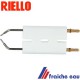 electrode d'allumage RIELLO 3007495 bougie haute tension, électrode spécifique de brûleur