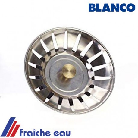 bouchon d'évier BLANCO art 00 120380, bonde diamètre 79,5 mm avec 24 fentes  , fermeture à bille, pièces Blanco, Franke belgique