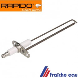 électrode d'allumage RAPIDO 503790 our chaudière GA 200 / 66 , bougie haute tension