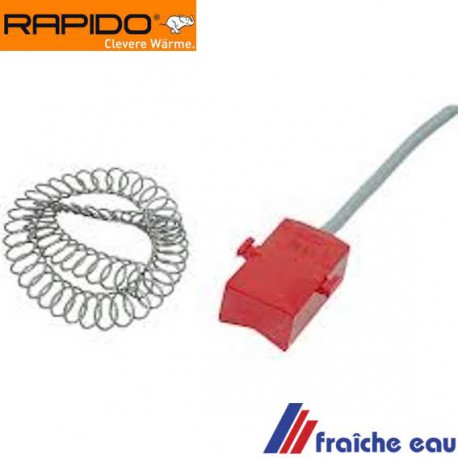 sonde de contact RAPIDO 550303, capteur de chaleur , temperaturfuhler ZVF 210, angelefuhler fur regelung  rapidomatic