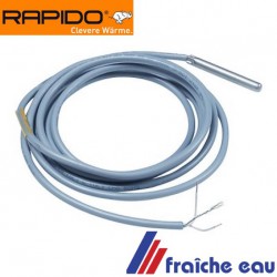 sonde de température de chaudière RAPIDO  550301, capteur type ZTF 222-2 , kesselfuhler fur regelungen rapidomatic