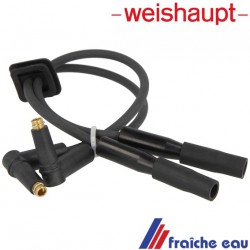 set câble haute tension Weishaupt Kit de câble d'allumage pour électrode haute tension article : 24120011082