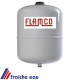 vase application solaire FLAMCO - VAREM membrane butyle préchargée  à 3,5 bars
