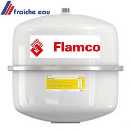 vase d'expansion solaire 18 litres FLAMCO   vessie butyle pour les panneaux solaires avec de l'eau glycolée