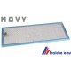 filtre , grille, tamis à graisses de hotte NOVY type 140.040 grille de hotte lavable dim: 387 x 153 mm