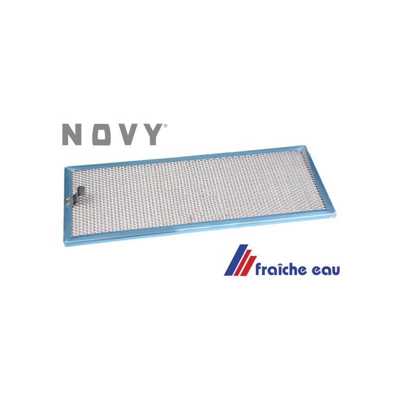Filtre à graisse 387x153 mm pour hotte Novy - 140040