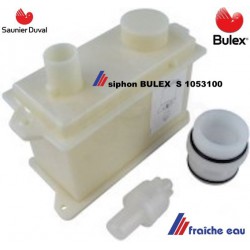 siphon a condensats de chaudière murale BULEX S 1053100  bac à condensation, coupe air anti odeur SAUNIER DUVAL