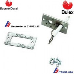 bloc électrode , bougie BULEX A037562-20, avec joint et vis de fixation SAUNIER DUVAL, ontstekingselektrode