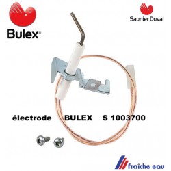 bougie de contrôle BULEX 1003700 électrode SAUNIER DUVAL en France avec support et câble