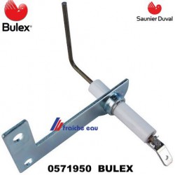 électrode de contrôle de flamme BULEX 05719500  bougie SAUNIER DUVAL avec support