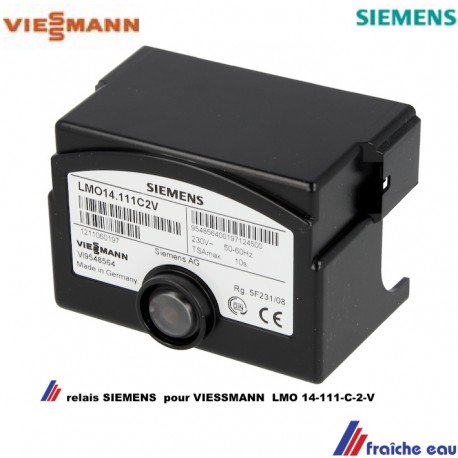 relais, automate de combustion ,bloc de contrôle VIESSMANN  LMO 14 111 C 2 V