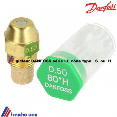 gicleur DANFOSS avec drop stop ,cône HLE -SLE de 60°-80° de 0,85 à 1,00 gal/h à bruxelles belgique 