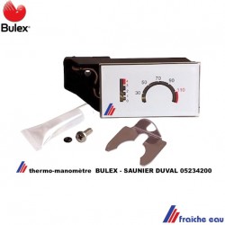 thermomètre et manomètre combiné BULEX 05234200 , thermomanomètre SAUNIER DUVAL, mesure de pression et température