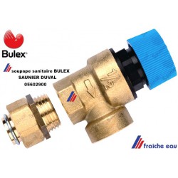 soupape de sécurité sanitaire BULEX 05602900 , proupe de surcharge SAUNIER DUVAL  , décharge de surpression eau potable