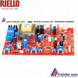 platine , print RIELLO 4052185 pour chaudière résidence condens , remplace le circuit imprimé 200008307 et 4366332 