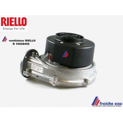ventilateur de combustion RIELLO R 10028456 pour chaudière condensation residence condens  25 KIS , 30 KIS , 30 IS