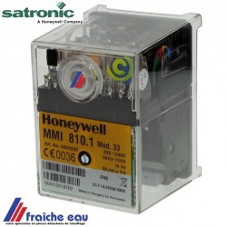 relais gaz HONEYWELL -SATRONIC MMI  810-1 mod 33 pour brûleur gaz modulant BROTJE ,MHG