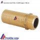 tube 500 mm filetage complet 6/4" laiton pour raccords de plomberie , filetage gaz prix pour la longueur de 10 cm