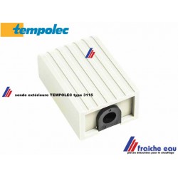 sonde extérieure TENPOLEC 3115 capteur de température NTC pour régulation climatique