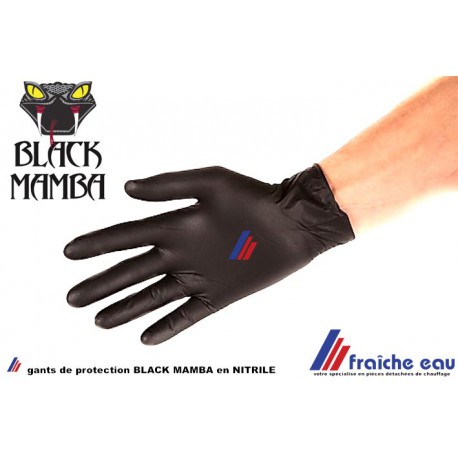 gants en NITRILE résistent au mazout de chauffage, tout en offrant une bonne sensibilité  à la préhension  des outils
