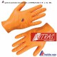 gants de protection , hygiènique jetable , nitrile, NITRAS 50 pièces coloris noir ou orange ,souples et très résistants
