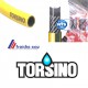 tuyau d'arrosage robuste TORSINO 1/2, rouleau de 25 mètres , matériau tissé multi couche , anti torsion