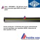tube socarex PE 100 avec ligne jaune HDPE pour spécifique le gaz naturel et propane  dimension exprimée en mm