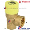 soupape de sécurité 3 bars  pour circuit solaire thermique FLAMCO  , groupe anti sur-pression filetage 1/2