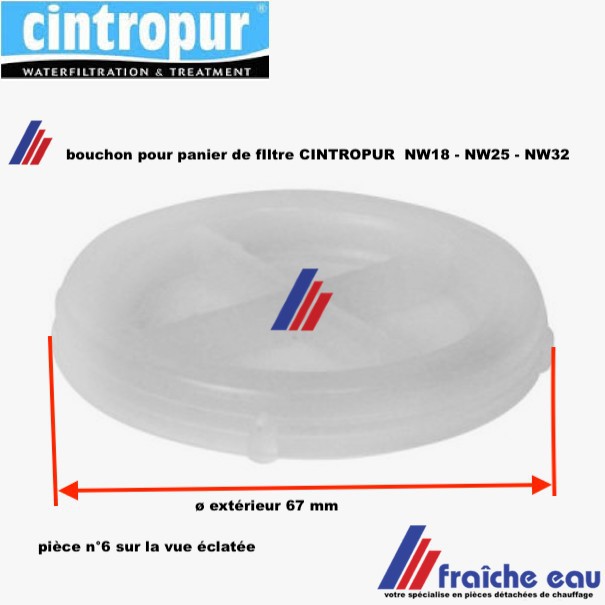Tamis 80 microns Filtre Cintropur NW32 Nylon Lavable