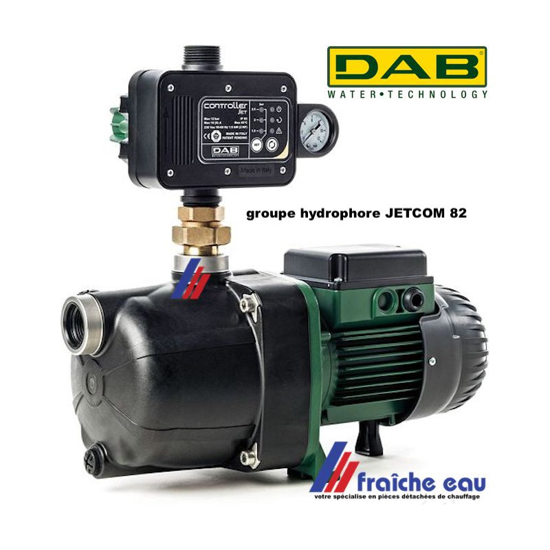 DAB Groupe hydrophore Euro-Inox Control-D 30-50m 550W