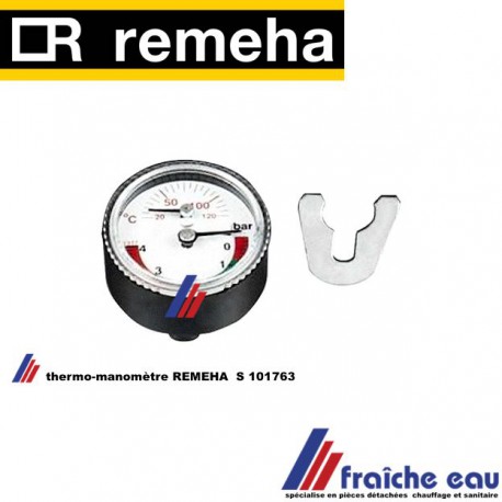 thermo manomètre REMEHA s101763 , wisselstukken onderdelen voor dienst na verkoop: Thermo-manometer