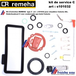 Kit d'entretien REMEHA  type C  art : s101032 pour chaudière Calenta 28c. Onderhoudsset C voor condensatie gaz ketel Calenta