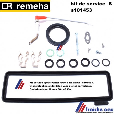 kit service après ventes type B REMEHA : s101453, wisselstukken onderdelen voor dienst na verkoop,Onderhoudsset voor 30 - 40 Kw
