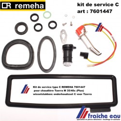 Kit de service type C REMEHA 7601447  pour chaudière Tzerra M 35/40c (Plus)  wisselstukken: onderhoudsset C voor Tzerra