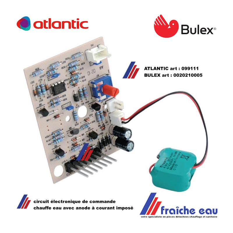 batterie atlantic electrique 099111 carte régulation 
