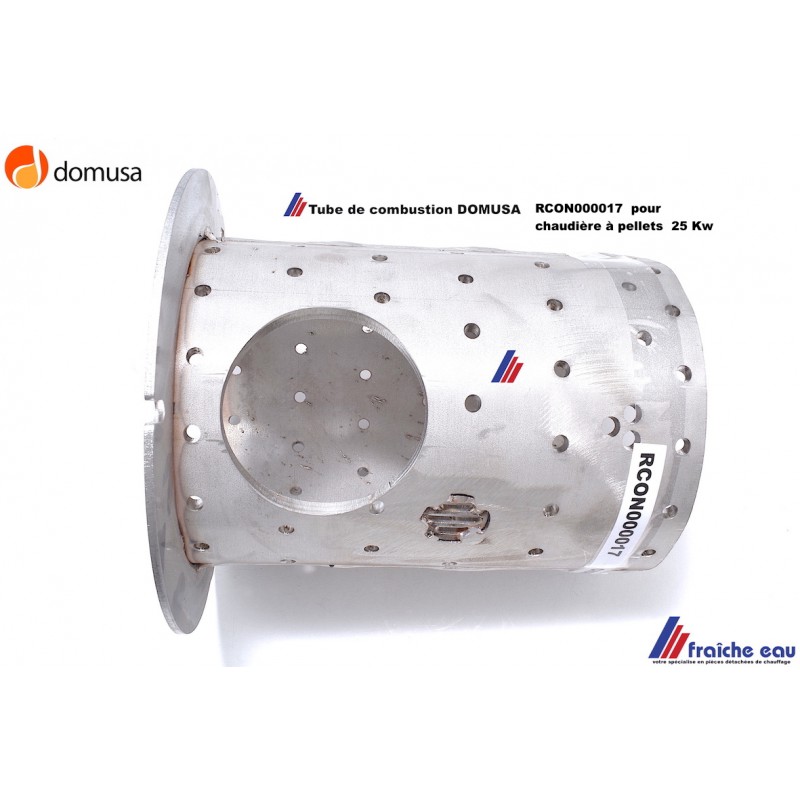 tube de combustion , RCON000017 creuset inoxydable pour DOMUSA 25