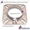 collet de fixation universel pour brûleur mazout avec un tube diamètre 90 mm- toujours respecter le sens de la bride 