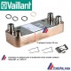 échangeur à plaques sanitaire VAILLANT 065131, avec 12 éléments ,Platenwisselaar met 12 platen dikte 32 mm