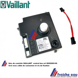 relais, bloc de contrôle, boitier de sécurité VAILLANT 0020206149, générateur d'allumage haute tension, ontsteekprint