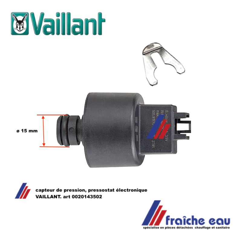 capteur de pression d'eau numérique VAILLANT 0020143502, voeler