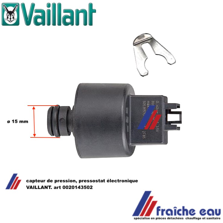 capteur de pression d'eau numérique VAILLANT 0020143502, voeler