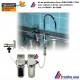 fitration pour l'eau potable kit JUDO PURE TAP avec robinet purificateur par ultra filtration sans rejets, avec charbon actif