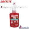 produit d'assemblage pour métal LOCTITE  638 colle de montage à haute résistance jusque 150°c pour filets cylindriques